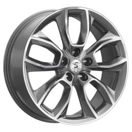 КиК Premium КР001 (18_Qashqai) 7x18 PCD5x114.3 ET40 Dia66.1 Diamond gloss graphite