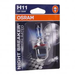 Лампа H11 OSRAM 64211NBU-01B 55W 12V PGJ19-2,NIGHT BREAKER UNLIMITED (блистер)