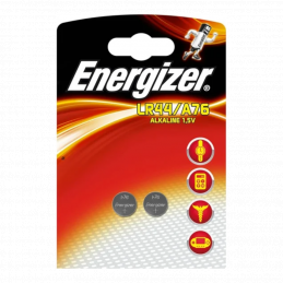 Батарейка Energizer LR44  Alkaline 2шт. E301536600