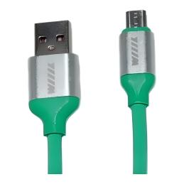 Кабель WIIIX microUSB 1,2м CB120-UMU-10GN зеленый