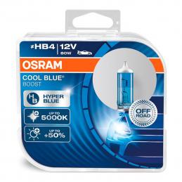 Лампа H4 OSRAM 64193CBI-HCB 60/55W 12V P43t, COOL BLUE INTENSE (2 шт.)