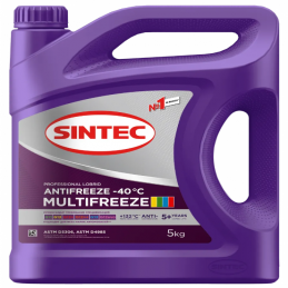 Антифриз Готовый Гибридный Фиолетовый Multifreeze 5Кг SINTEC арт. 800534
