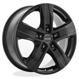 MAK Stone 5 6.5x15 PCD5x118 ET65 DIA 71.1  Gloss Black