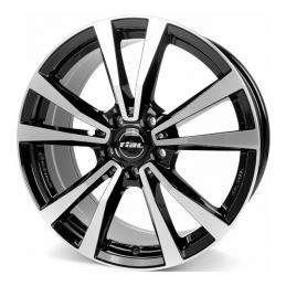 Rial M12X 9x20 PCD5x112 ET42 DIA 66.5  Diamant Black Front Polished