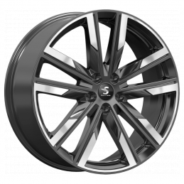 КиК КР014 (20_RAV4 XA5) 8x20 PCD5x114.3 ET40 DIA 67.1  Diamond Black Gris